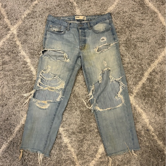 Garage blue ripped jeans - Picture 1 of 4